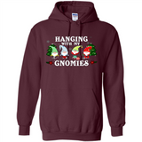 Christmas Garden Gnome Hanging With My Gnomies Shirt Sweater - Hoodie