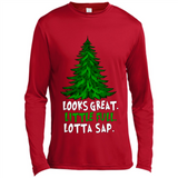 Looks Great Little Full Lotta Sap Funny Christmas PINGPONG