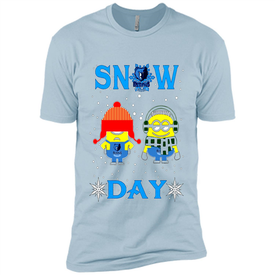 Snow Day Shirt For Memphis Grizzlies Vs Minion Fans pingpong