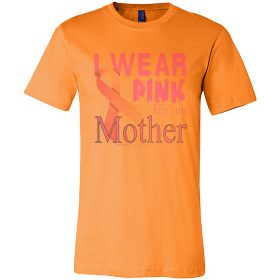 Breast cancer awareness mother - Canvas Unisex T-Shirt