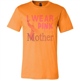 Breast cancer awareness mother - Canvas Unisex T-Shirt