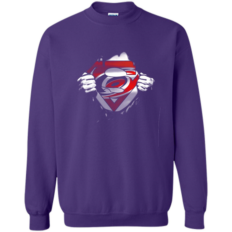 Carolina Hurricanes And Superman Fans - Sweatshirt