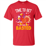 Time To Get Basted Funny Turkey Beer Thanksgiving - Shirt