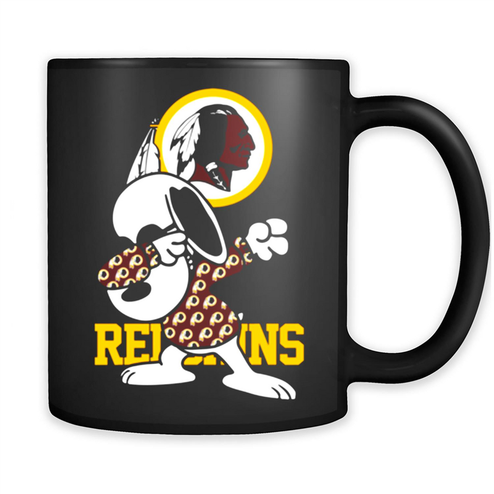 Washington Redskins Snoopy Dabbing PINGPONG