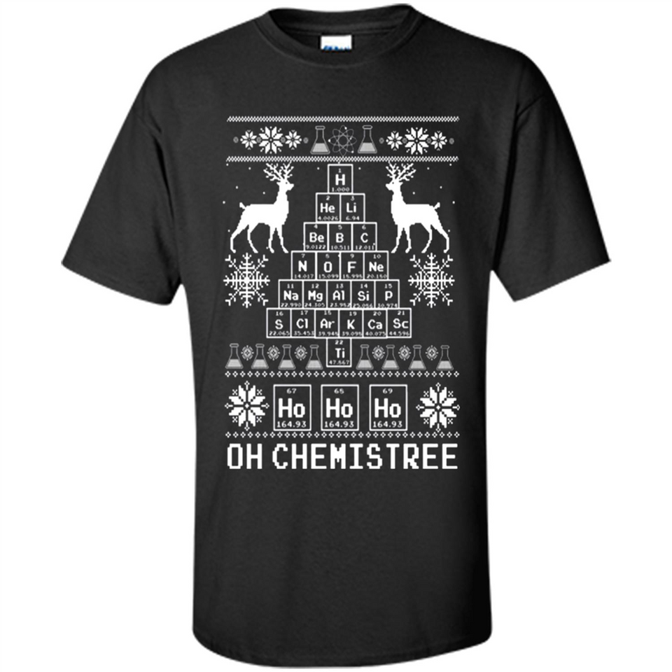 Oh Chemistry Tree Ugly Christmas Sweater - Shirt