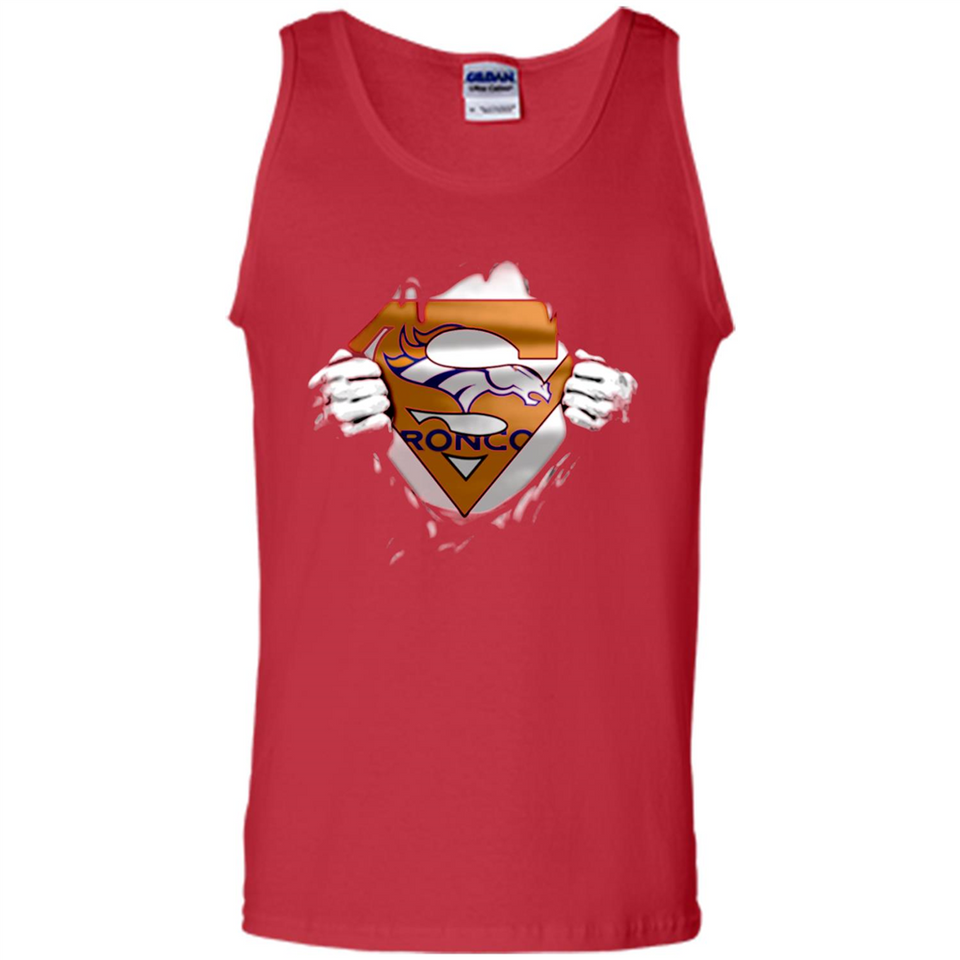 Denver Broncos And Superman Fans - Tank Top