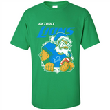 Grumpy Santa Claus Detroit Lions Football Team PINGPONG