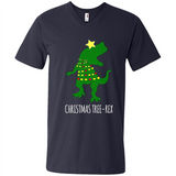 Christmas Tree Rex - Men's V-Neck