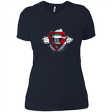 Brooklyn Nets And Superman Fans - Ladies' Boyfriend T-Shirt
