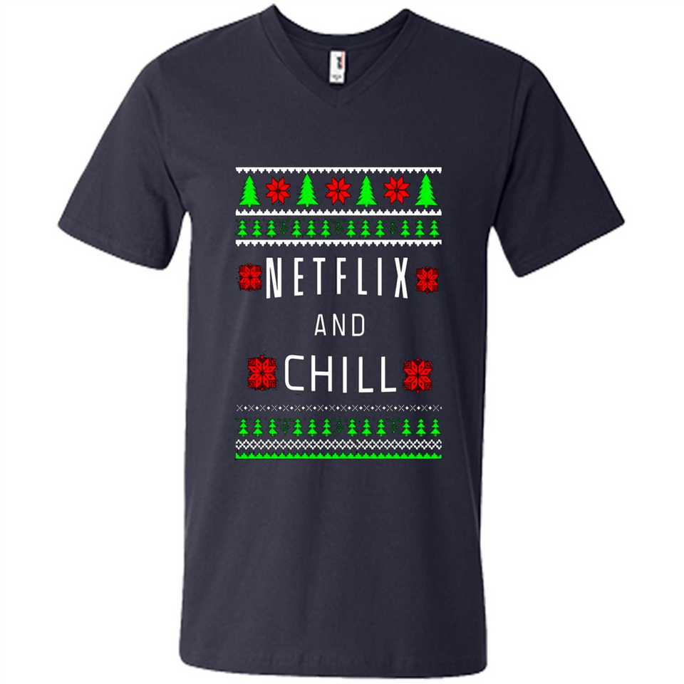 Netflix And Chill Christmas sweater PINGPONG