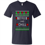 Netflix And Chill Christmas sweater PINGPONG