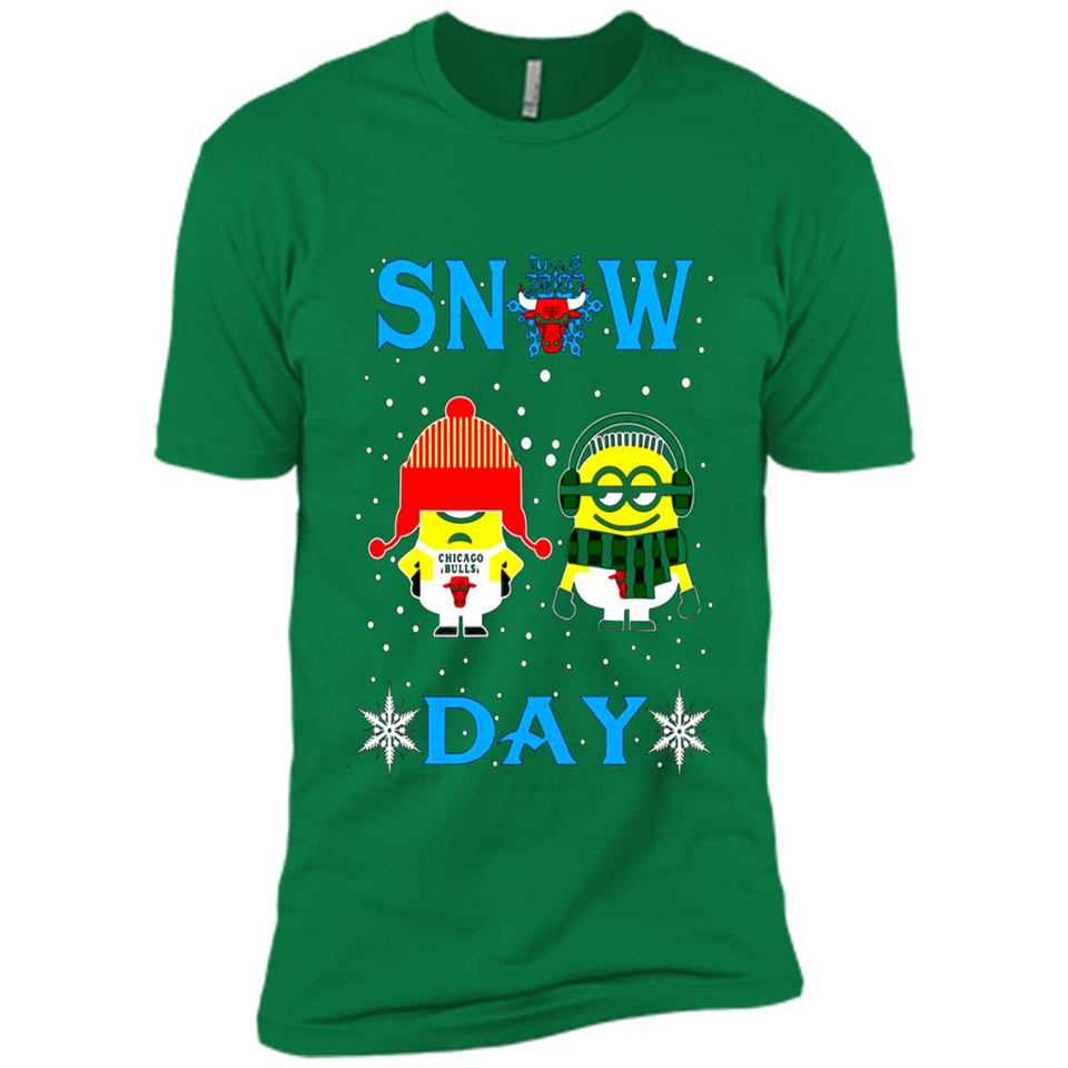 Snow Day Shirt For Chicago Bulls Vs Minion Fans pingpong