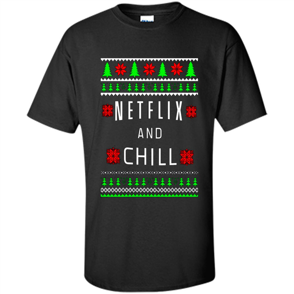 Netflix And Chill Christmas sweater PINGPONG