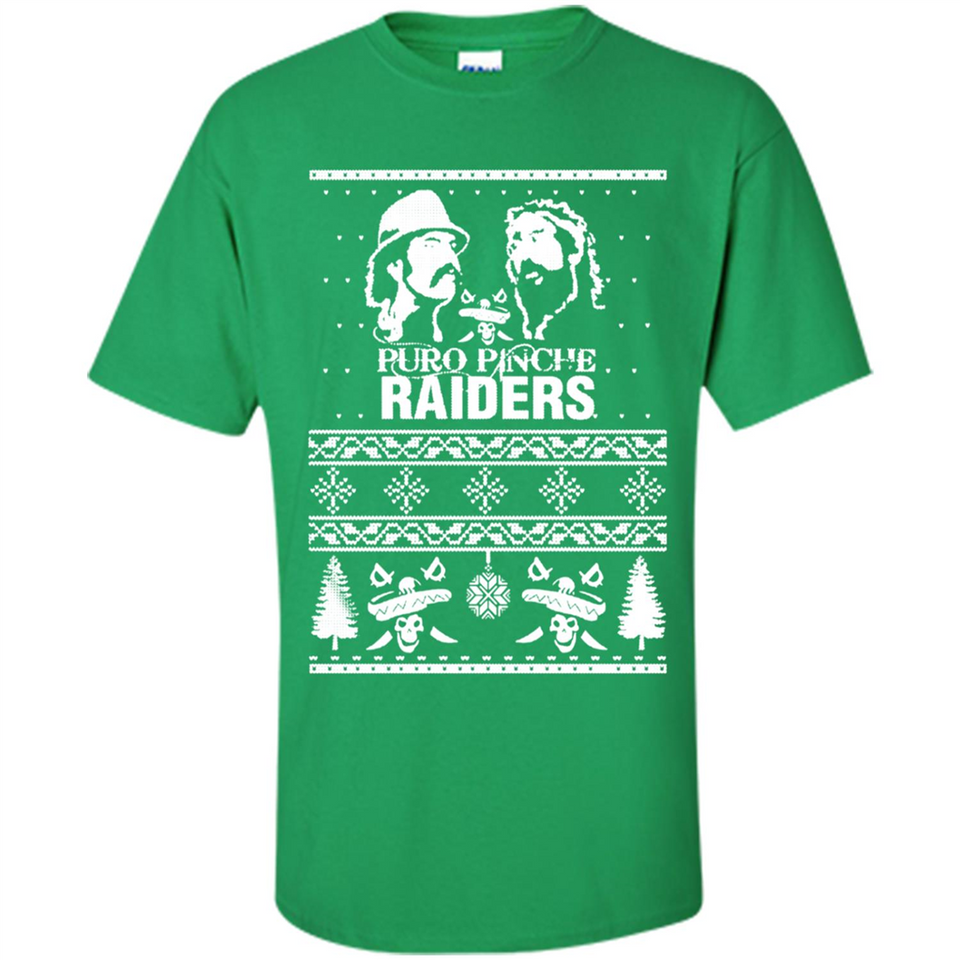 Puro Pinche Raiders Ugly Christmas Sweater - Shirt