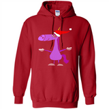 Funny Christmas Unicorn in Santa Hat - Hoodie