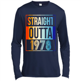 Retro Straight Outta 1978 40 Years Old - Canvas Long Sleeve T-Shirt