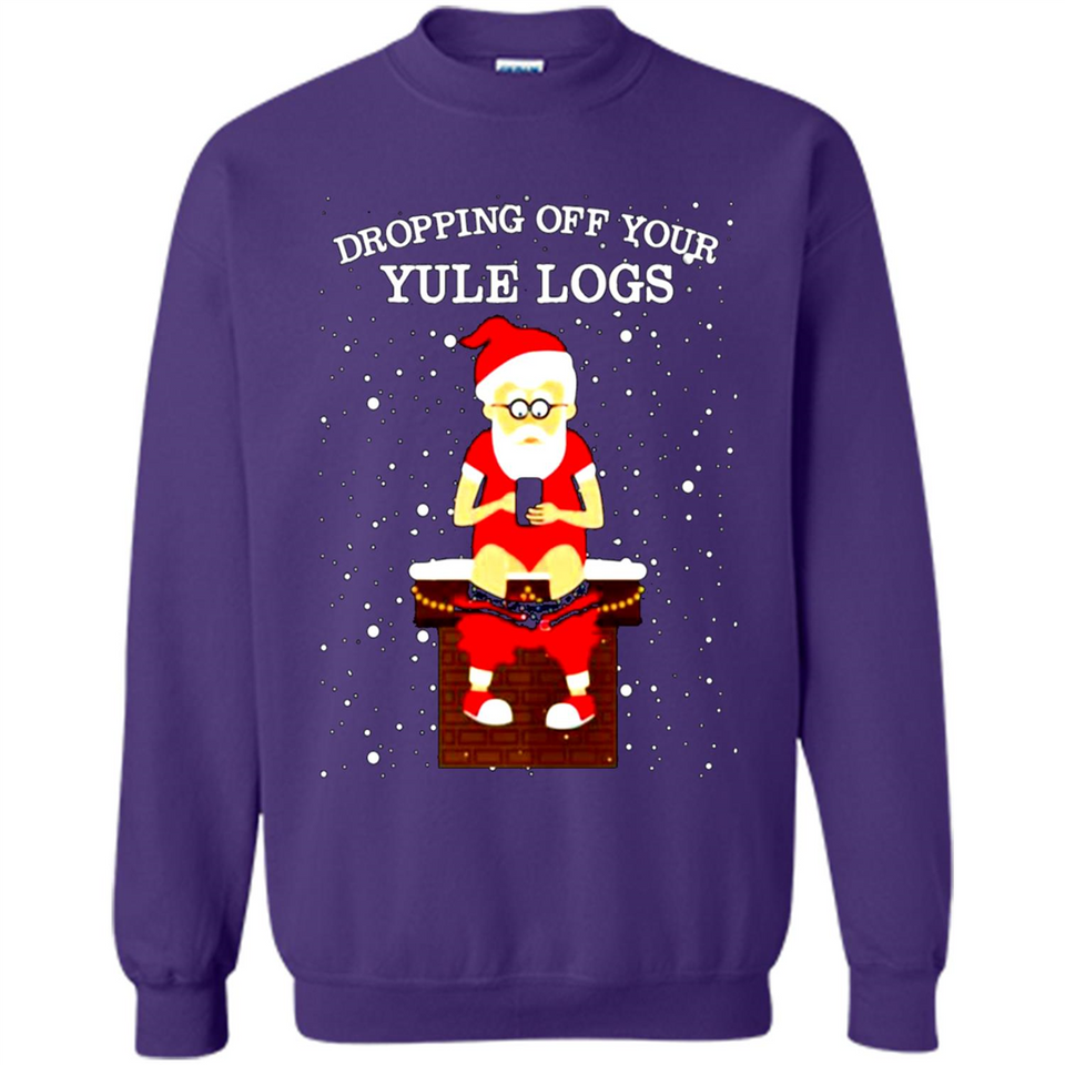 Santa Dropping Off Your Yule Logs