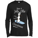 Snowman Snowboarder Tshirt Have Jolly Ollie Christmas