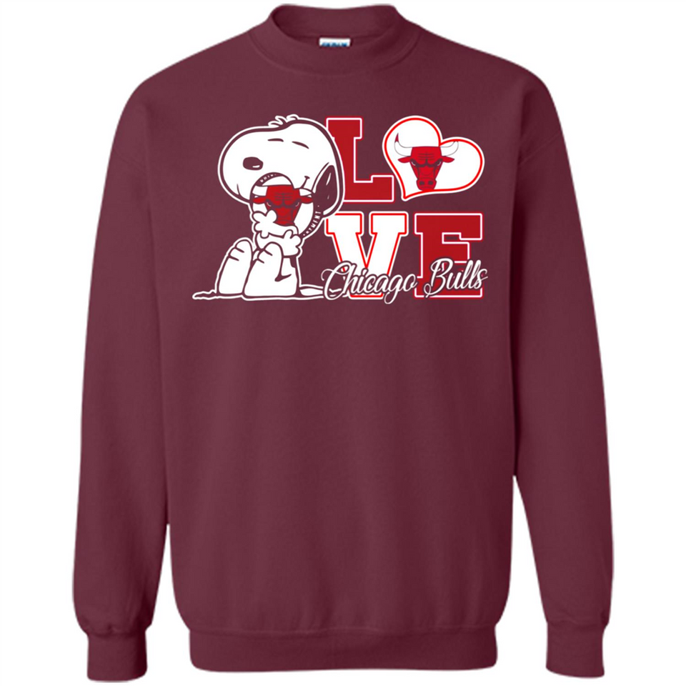 Snoopy loves NBA Chicago Bulls - Sweatshirt