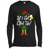 Let's Get Elfed Up Drinking Beer Christmas PINGPONG