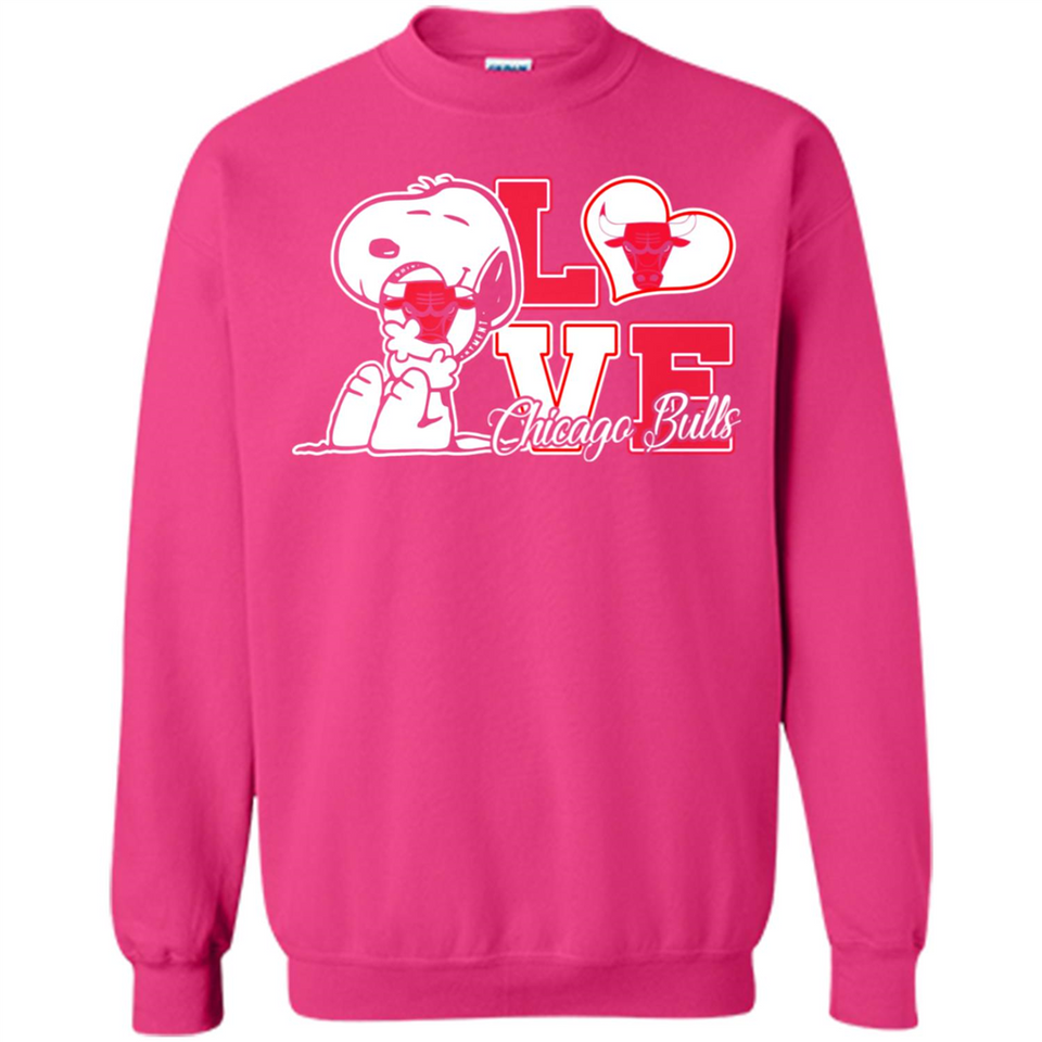 Snoopy loves NBA Chicago Bulls - Sweatshirt