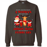 Never Underestimate A February Woman Watches Hallmark Movies Sweatshirt PINGPONG