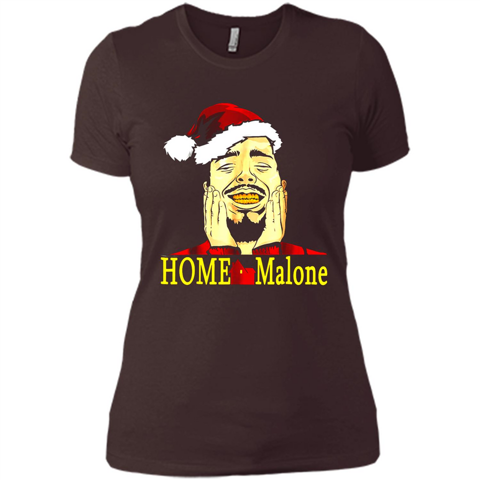 Home Malone Shirt Post Malone Christmas Sweatshirt - Ladies' Boyfriend T-Shirt