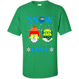 Snow Day Shirt For Denver Broncos Vs Minion Fans pingpong