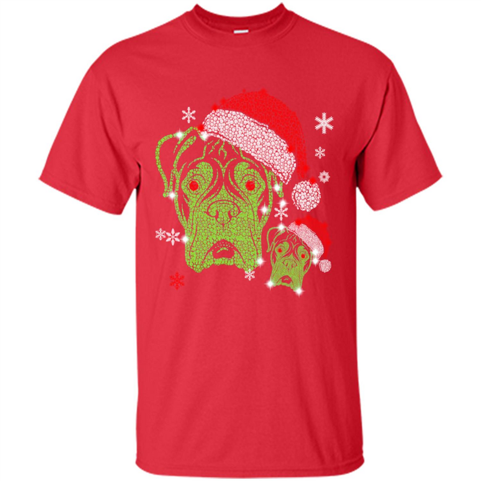 Boxer Dog diamond Christmas - Shirt