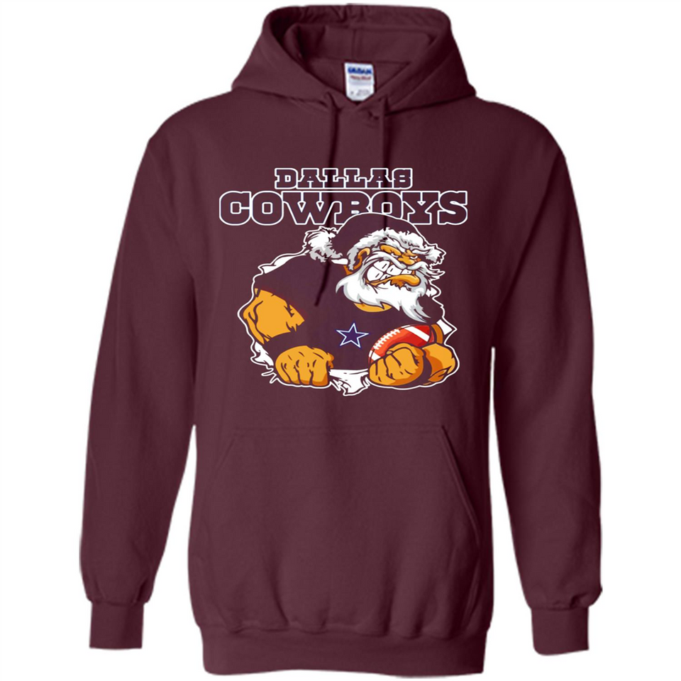 Grumpy Santa Claus Dallas Cowboys Football Team PINGPONG