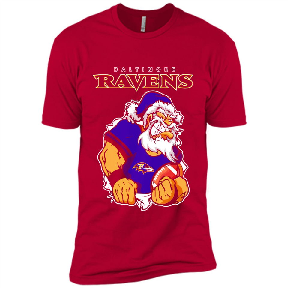 Grumpy Santa Claus Baltimore Ravens Football Team PINGPONG