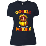 Gobble Til You Wobble Funny Thanksgiving Day Turkey