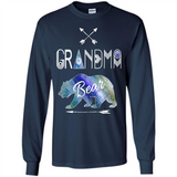 Grandma Bear Shirt Tribal Family Vacation & Camping Tee - Long Sleeve T-Shirt