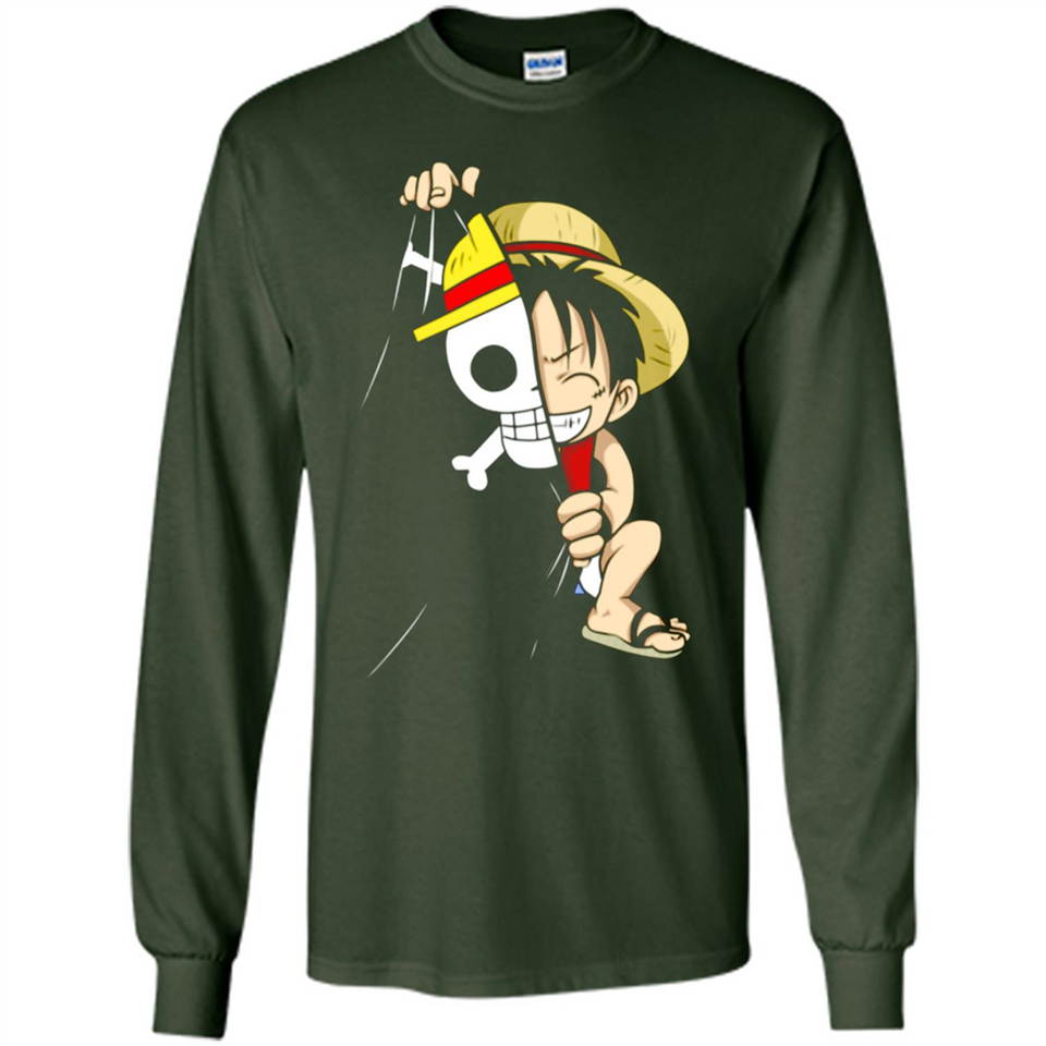 Luffy Flag One Piece - Long Sleeve T-Shirt