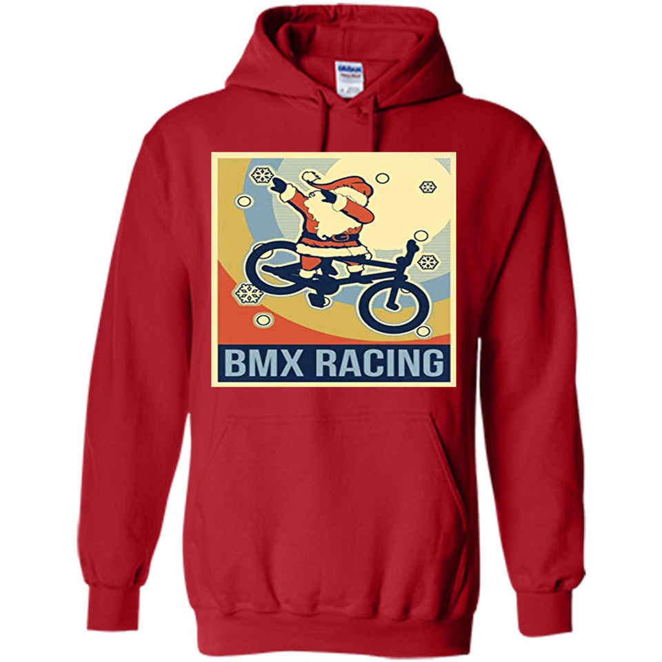 bmx racing dabbing Santa Christmas