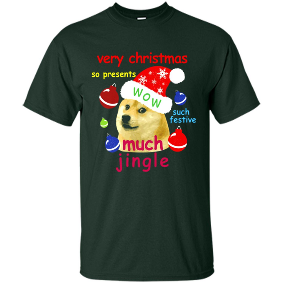 Christmas Doge Meme Shirts Funny Santa Shiba Inu Dog - Shirt