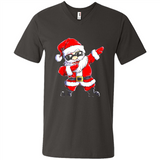 Christmas shirt Dabbing Santa Claus Xmas Gift - Men's V-Neck