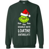 Mr Grinch hate hate hate double hate loathe entirely sweater PINGPONG