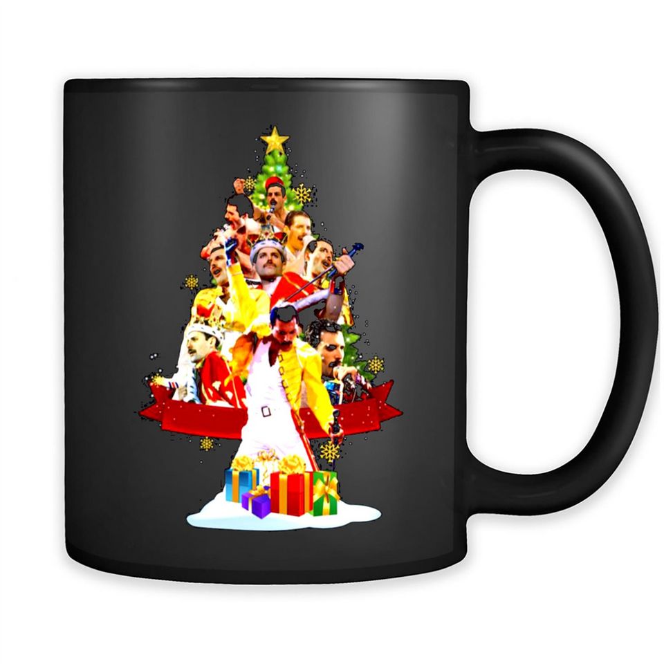 Freddie Mercury Christmas Tree Sweatshirt PING PONG