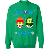 Snow Day Shirt For Cincinnati Bengals Vs Minion Fans pingpong
