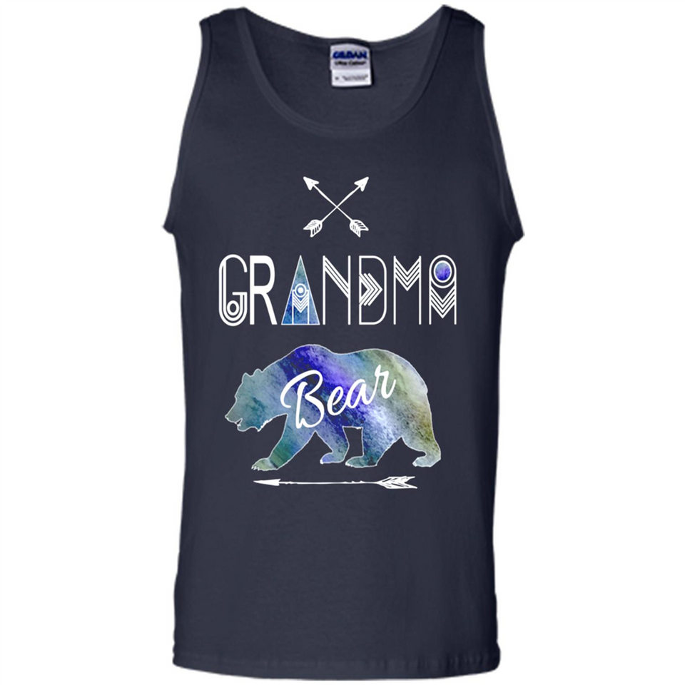 Grandma Bear Shirt Tribal Family Vacation & Camping Tee - Tank Top