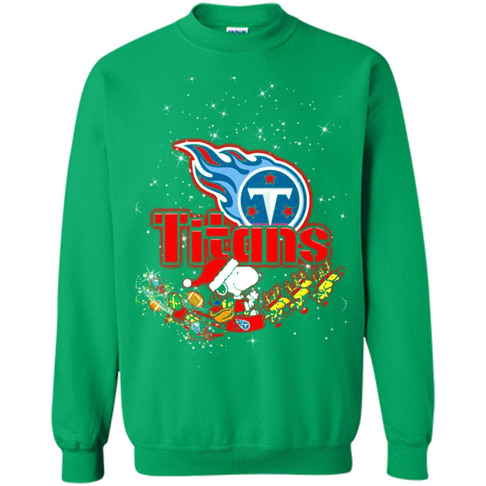 Snoopy Christmas Tennessee Titans - Sweatshirt