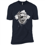 Chicago White Sox And Superman Fans - Premium Short Sleeve T-Shirt