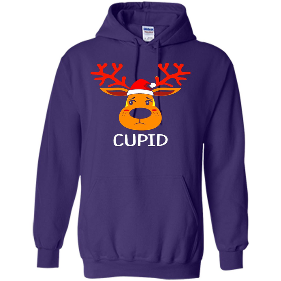 Cupid Santa Claus Funny Xmas Holiday T-Shirt - Hoodie