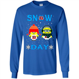 Snow Day Shirt For Cincinnati Bengals Vs Minion Fans pingpong
