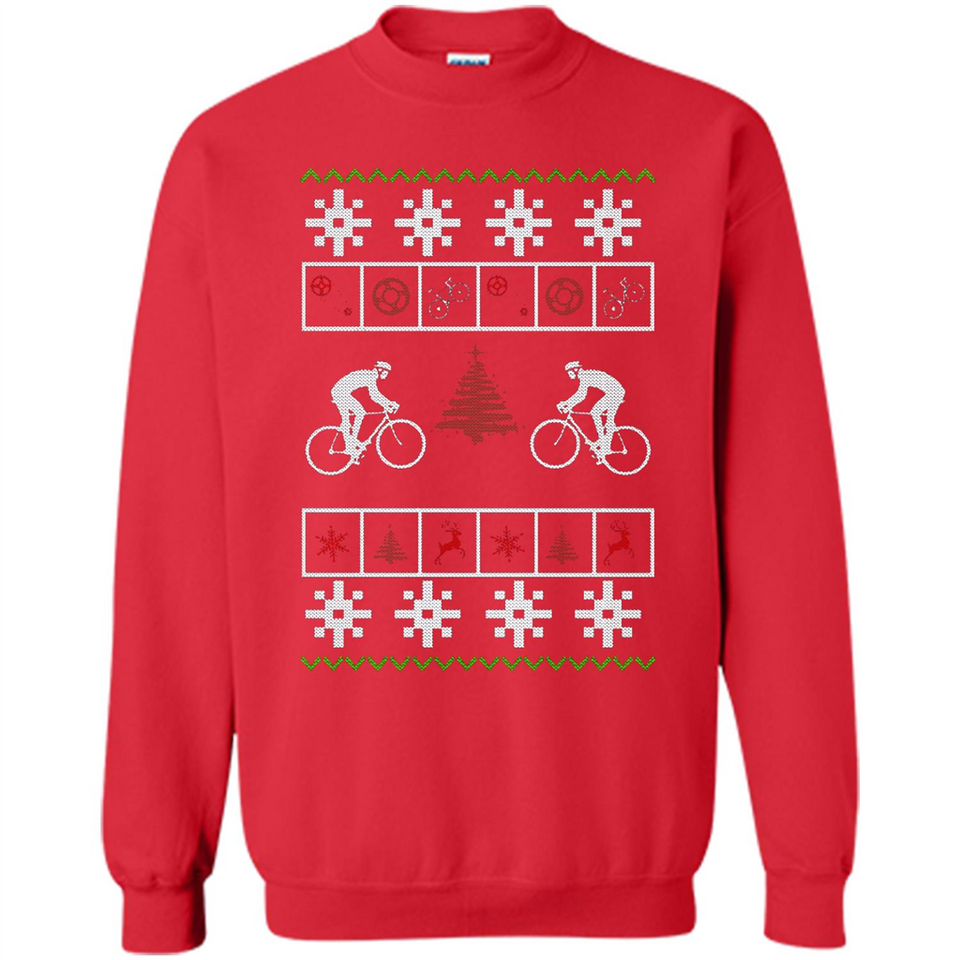 Christmas Ugly Sweater Cycling - Best Ugly Christmas Sweater - Sweatshirt