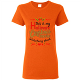 This My Movies Hallmark-Christmas Loves Is T-Shirt - Ladies Short-Sleeve