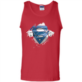 Detroit Lions And Superman Fans - Tank Top