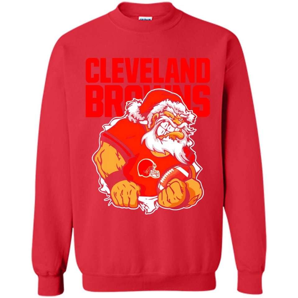 Grumpy Santa Claus Cleveland Browns Football Team PINGPONG