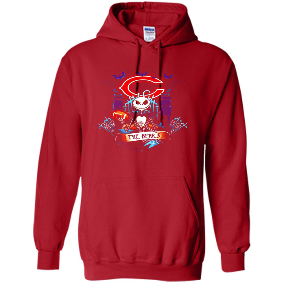 Chicago Bears Halloween The Nightmare Before Christmas - Hoodie
